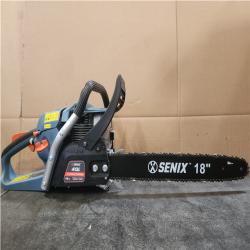 Phoenix LIKE NEW SENIX 4-Cycle 18-Inch Gas Chainsaw | 49cc Cordless Chain Saw
