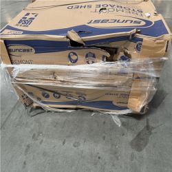 California AS-IS SUNCAST TREMONT Storage Shed (Box 1 & 2) Damaged Boxes