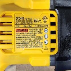 HOUSTON LOCATION - AS-IS (APPEARS LIKE NEW) DEWALT 20V Max Cordless Brushless 7/16 in. Quick Change Stud and Joist Drill (Tool Only)