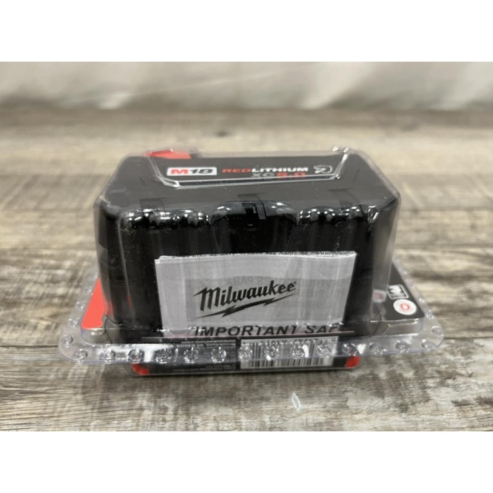 NEW - Milwaukee 18-Volt 5.0 Ah Lithium-Ion XC Extended Capacity Battery Pack