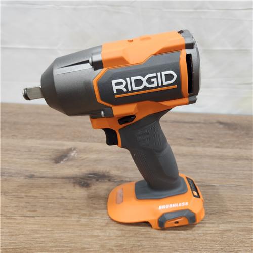 AS-IS RIDGID 18V Brushless Cordless 4-Mode 1/2 in. Mid-Torque Impact Wrench with Friction Ring (Tool Only)