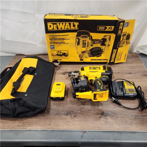 AS-IS Stanley  Black & Decker 2007898 Roofing Nailer Cordless kit   (charge & battery included)