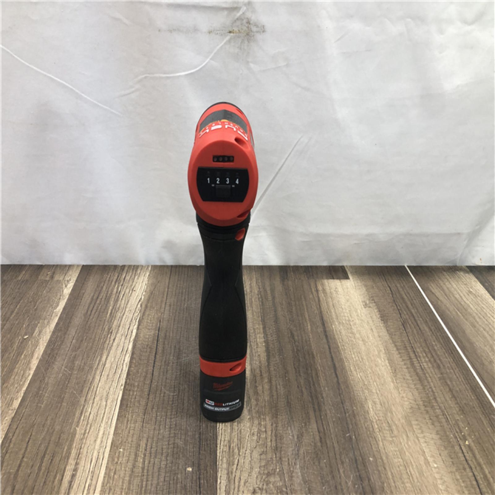 AS-IS Milwaukee  FUEL 12V Lithium-Ion Brushless Cordless 1/4 in. Right Angle Die Grinder Kit