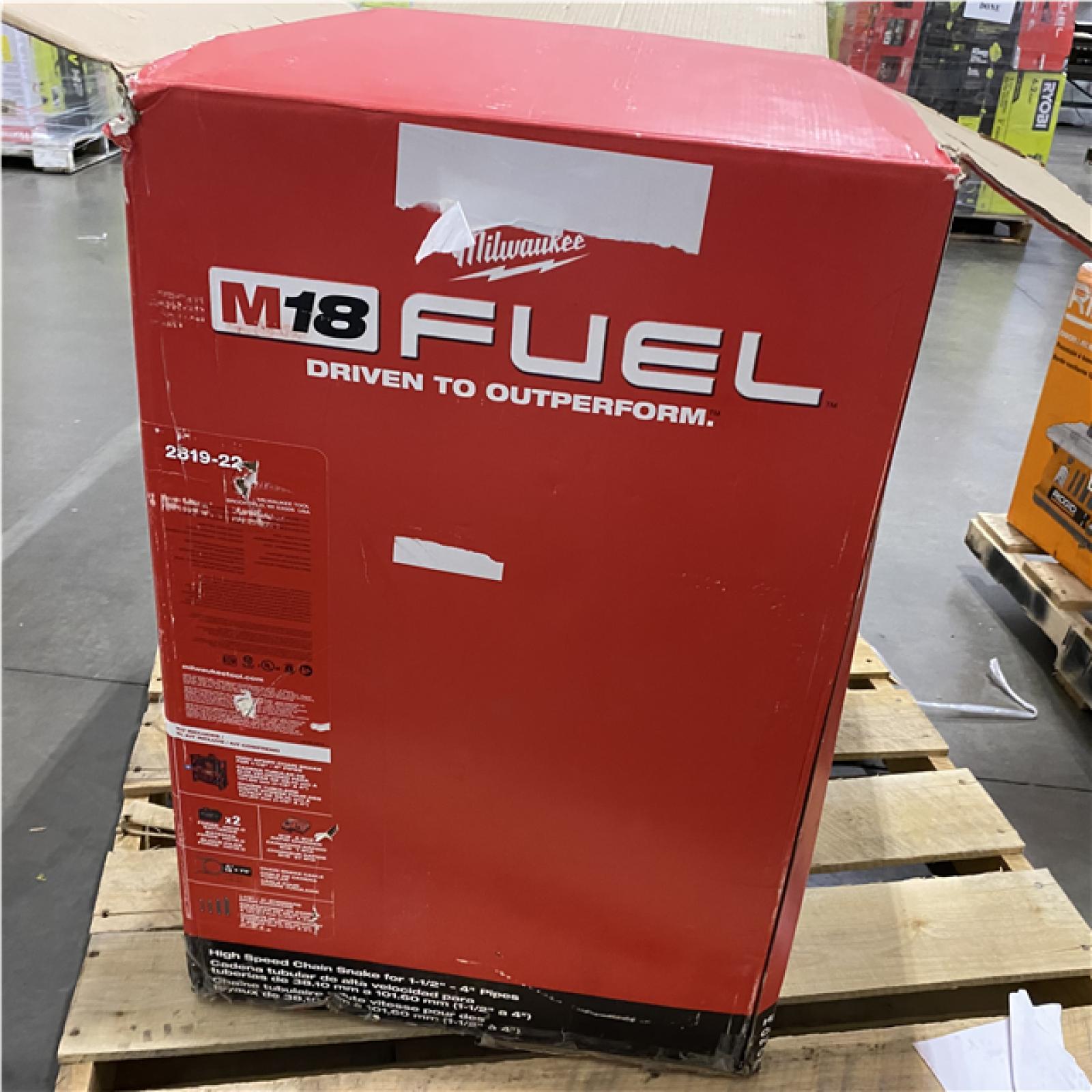 Dallas Location - As-Is Milwaukee M18 18V Lithium-Ion Cordless High Speed Drain Cleaner
