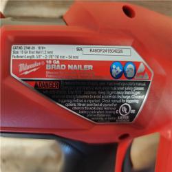 HOUSTON LOCATION - AS-IS (APPEARS LIKE NEW) Milwaukee  FUEL 18-Volt Lithium-Ion Brushless Cordless Gen II 18-Gauge Brad Nailer (Tool-Only)