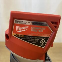 AS-IS Milwaukee FUEL 18V Lithium-Ion Brushless Cordless Compact Router (Tool-Only)