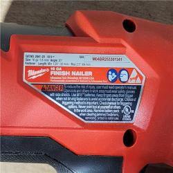 HOUSTON LOCATION - AS-IS Milwaukee  FUEL 18-Volt Lithium-Ion Brushless Cordless Gen II 16-Gauge Angled Finish Nailer (Tool-Only)