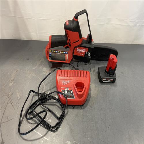 AS-IS - Milwaukee M12 FUEL 12V Lithium-Ion Brushless Battery 6 in. HATCHET Pruning Saw Kit