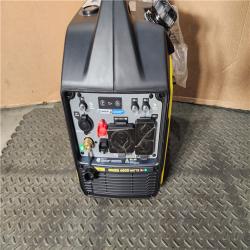HOUSTON LOCATION - AS-IS (APPEARS LIKE NEW) CHAMPION 4500/3500-Watt Electric Start Gasoline/Propane Powered Dual Fuel Inverter Generator with Quiet Technology and CO Shield