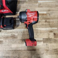 HOUSTON LOCATION - AS - IS Milwaukee FUEL 18V Lithium-Ion Brushless Cordless 1/2 in. Impact Wrench w/Friction Ring Kit
