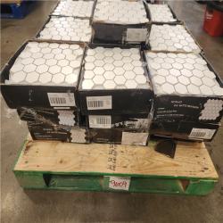 Phoenix New MSI White 2 in. Hexagon 11 in. x 11 in. x 0.25 in. Matte Porcelain Mesh-Mounted Mosaic Tile (362 sq. ft. /28  Case)