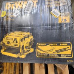 NEW-DEWALT 15 Amp Corded 13 in. Heavy-Duty 2-Speed Bench Planer