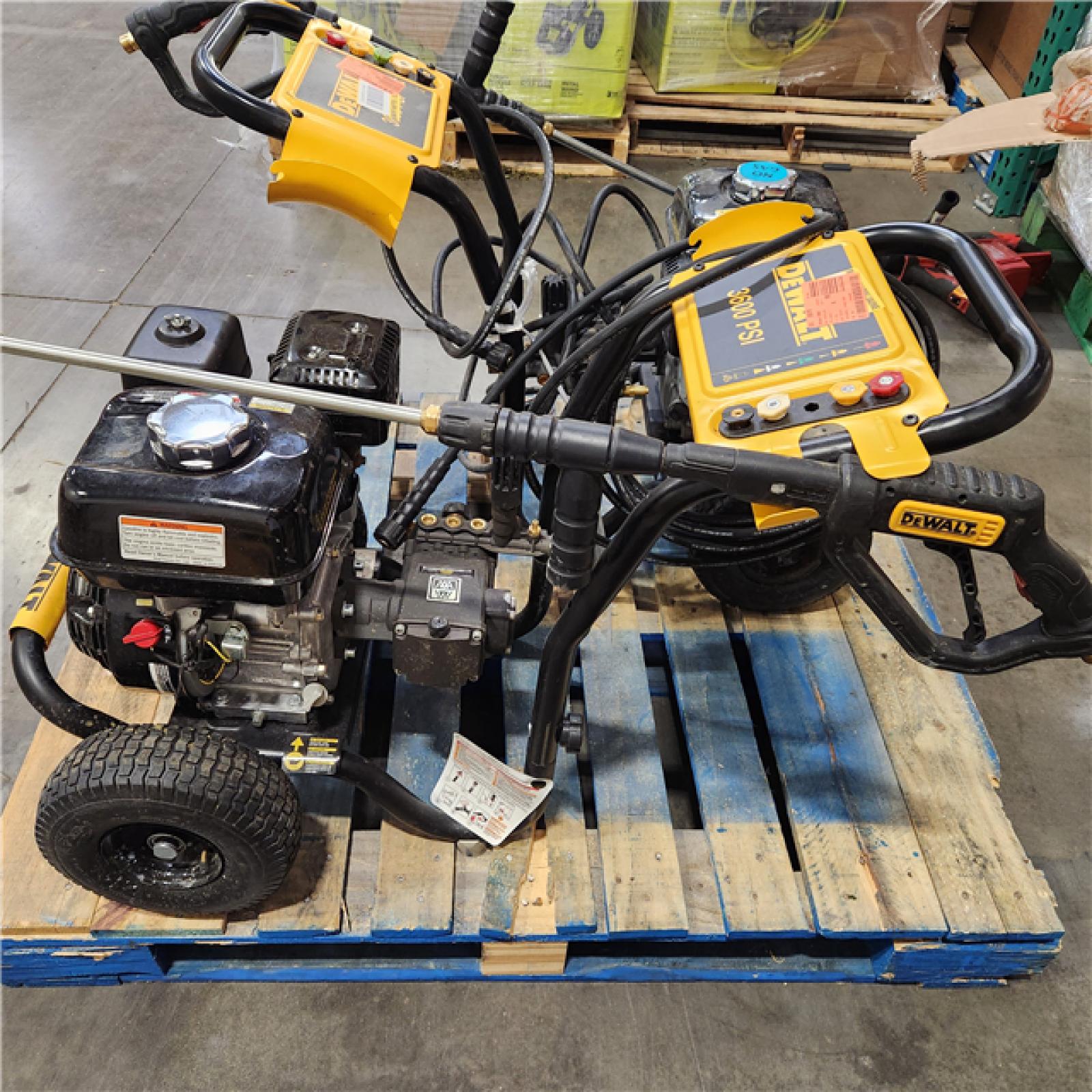 Dallas Location - As-Is DEWALT DXPW61299 3600 PSI at 2.5 GPM Gas Pressure Washer(Lot Of 2)