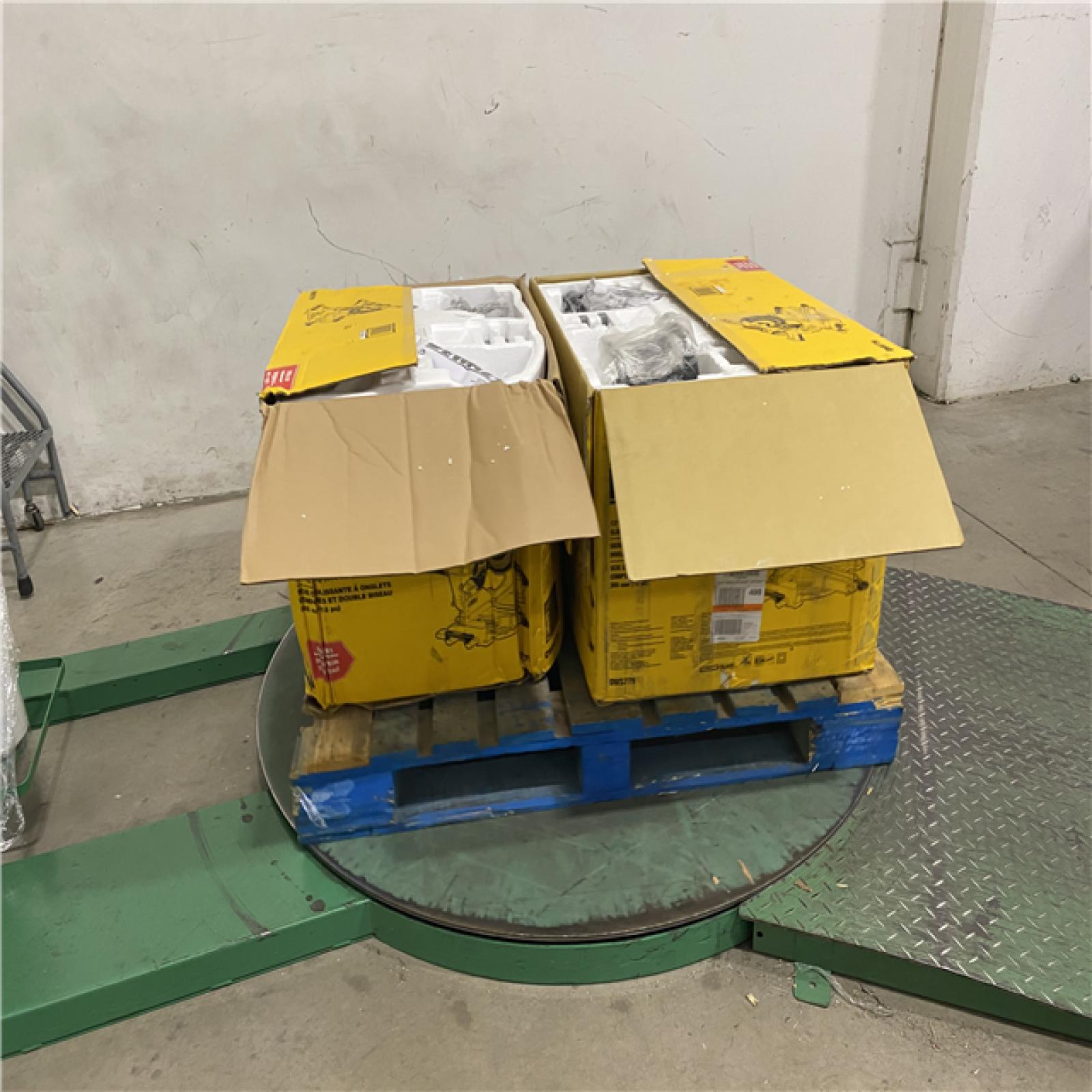 Dallas Location - As-Is DEWALT 15 Amp Corded 12 in. Double Bevel Sliding Compound Miter Saw (Lot Of 2)