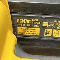 AS-IS DEWALT 20V MAX Lithium-Ion Cordless Cable Stapler Kit