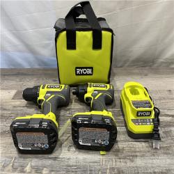 AS-IS RYOBI ONE+ 18V Cordless 2-Tool Combo Kit