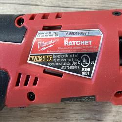 AS-IS Milwaukee 12V Lithium-Ion Cordless 3/8 in. Ratchet (Tool-Only)