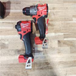 HOUSTON LOCATION - AS-IS (APPEARS LIKE NEW) Milwaukee FUEL 18V Lithium-Ion Brushless Cordless Hammer Drill and Impact Driver Combo Kit