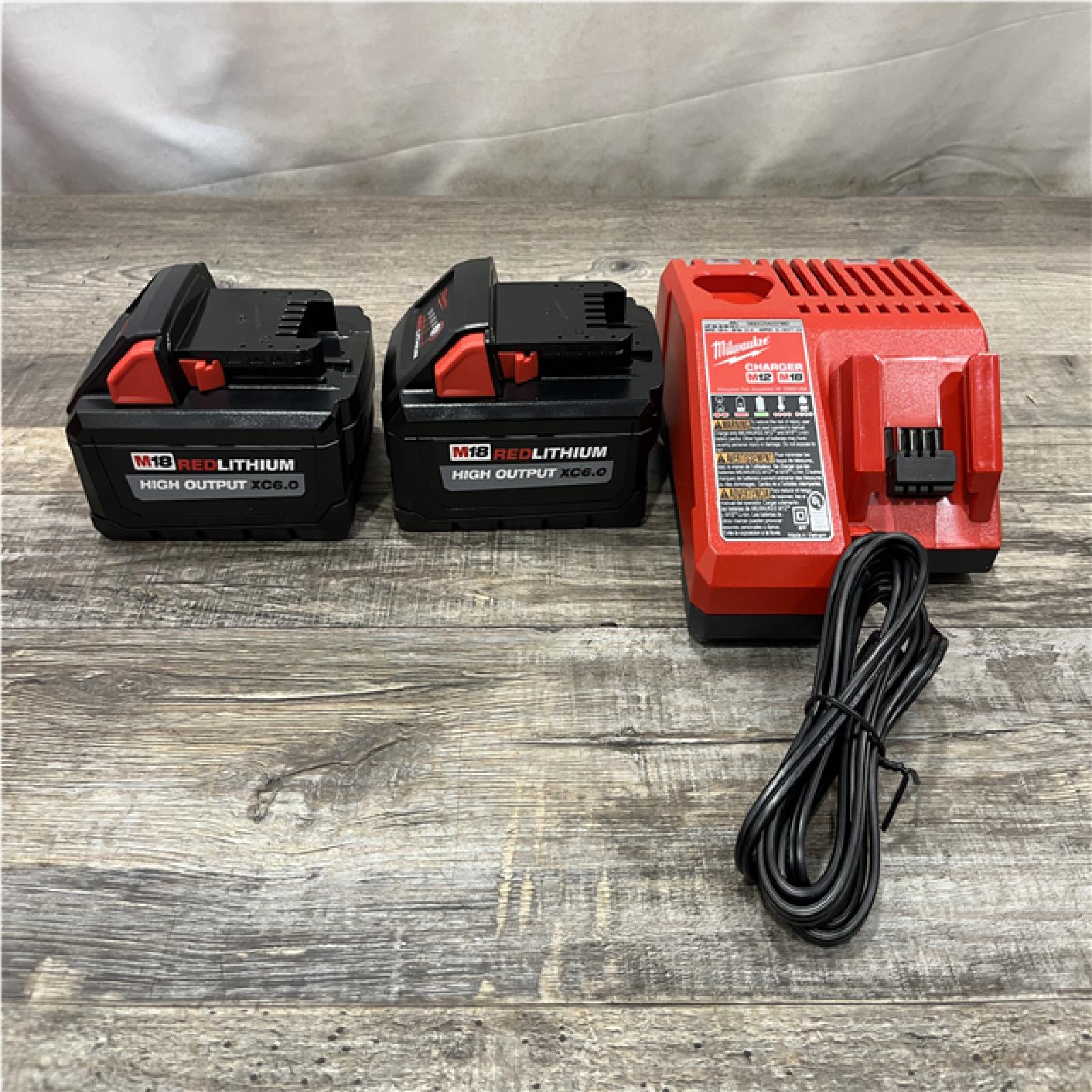 AS-IS Milwaukee 18-Volt Lithium-Ion High Output Starter Kit