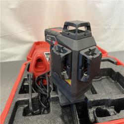 AS-IS - Milwaukee M12 12-Volt Lithium-Ion Cordless Green 250 ft. 3-Plane Laser Level Kit