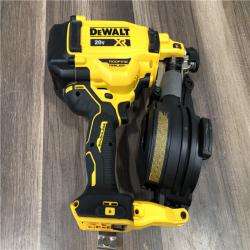 AS-IS DEWALT 20V MAX Lithium-Ion 15-Degree Electric Cordless Roofing Nailer Kit