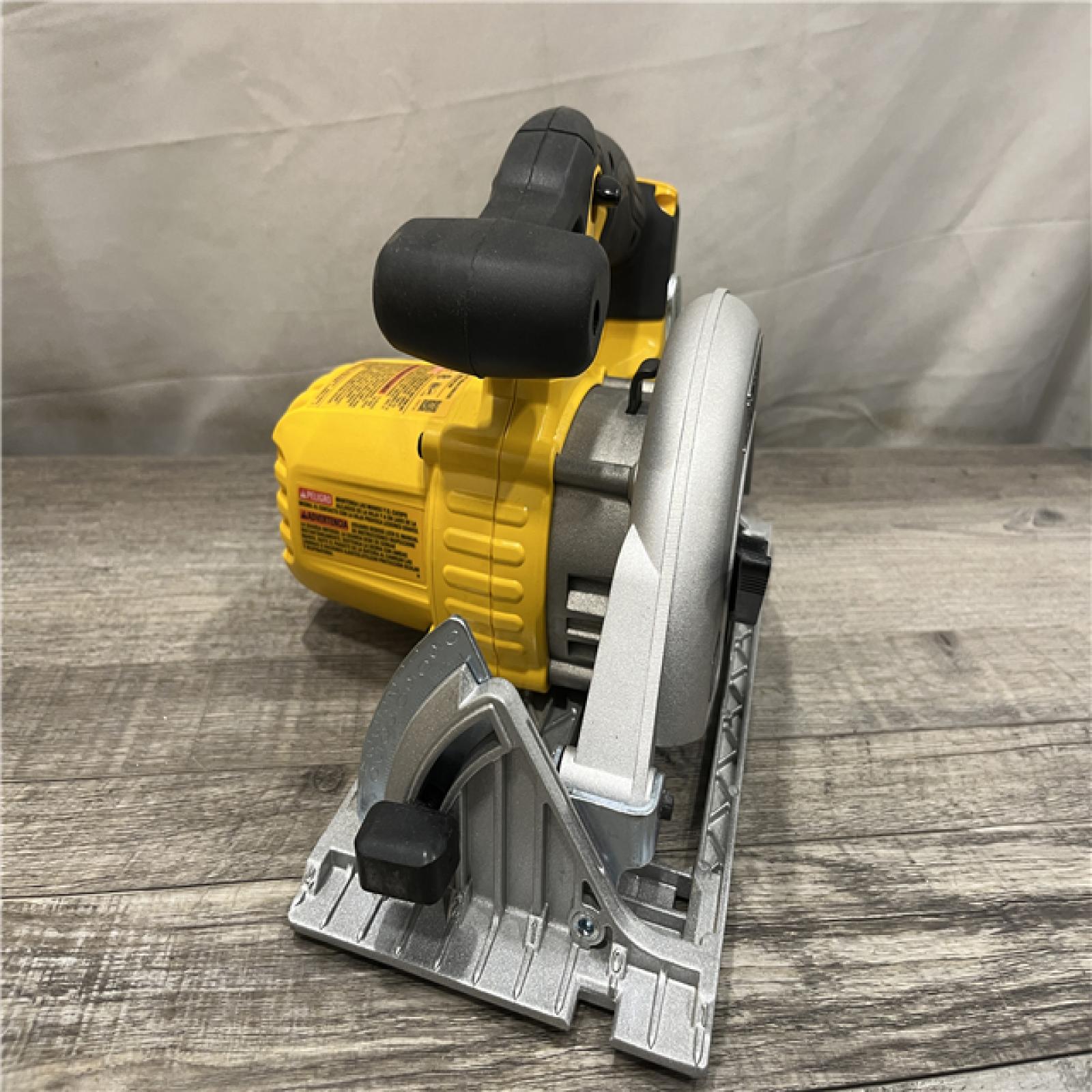 AS-IS DEWALT 20-Volt MAX Lithium-Ion Cordless 6-1/2 in. Circular Saw (Tool-Only)