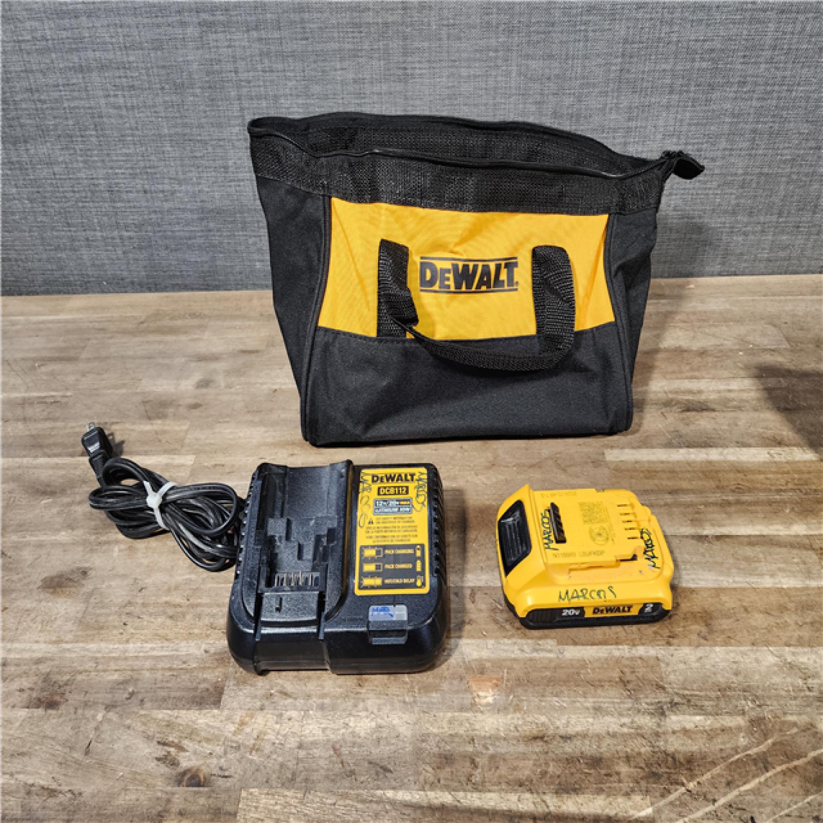HOUSTON LOCATION - AS-IS DeWalt DCN623D1 20V MAX Atomic Compact Cordless Pin Nailer Kit