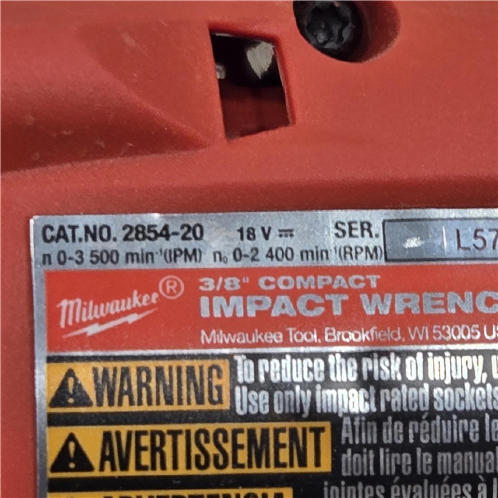 AS-IS Milwaukee M18 FUEL Cordless 3/8 in. Compact Impact Wrench (Tool Only)
