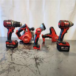 AS-IS- Milwaukee M18 18V Lithium-Ion Cordless Combo Kit