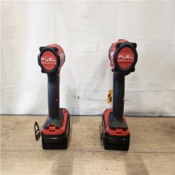 AS-IS- Milwaukee FUEL 18V Lithium-Ion Brushless Cordless Hammer Drill and Impact Driver Combo Kit