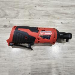 AS-IS Milwaukee M12 12V Lithium-Ion Cordless 1/4 in. Ratchet (Tool-Only)