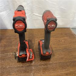 AS-IS M18 FUEL 18V Lithium-Ion Brushless Cordless Hammer Drill and Impact Driver Combo Kit (2-Tool) with 2 Batteries