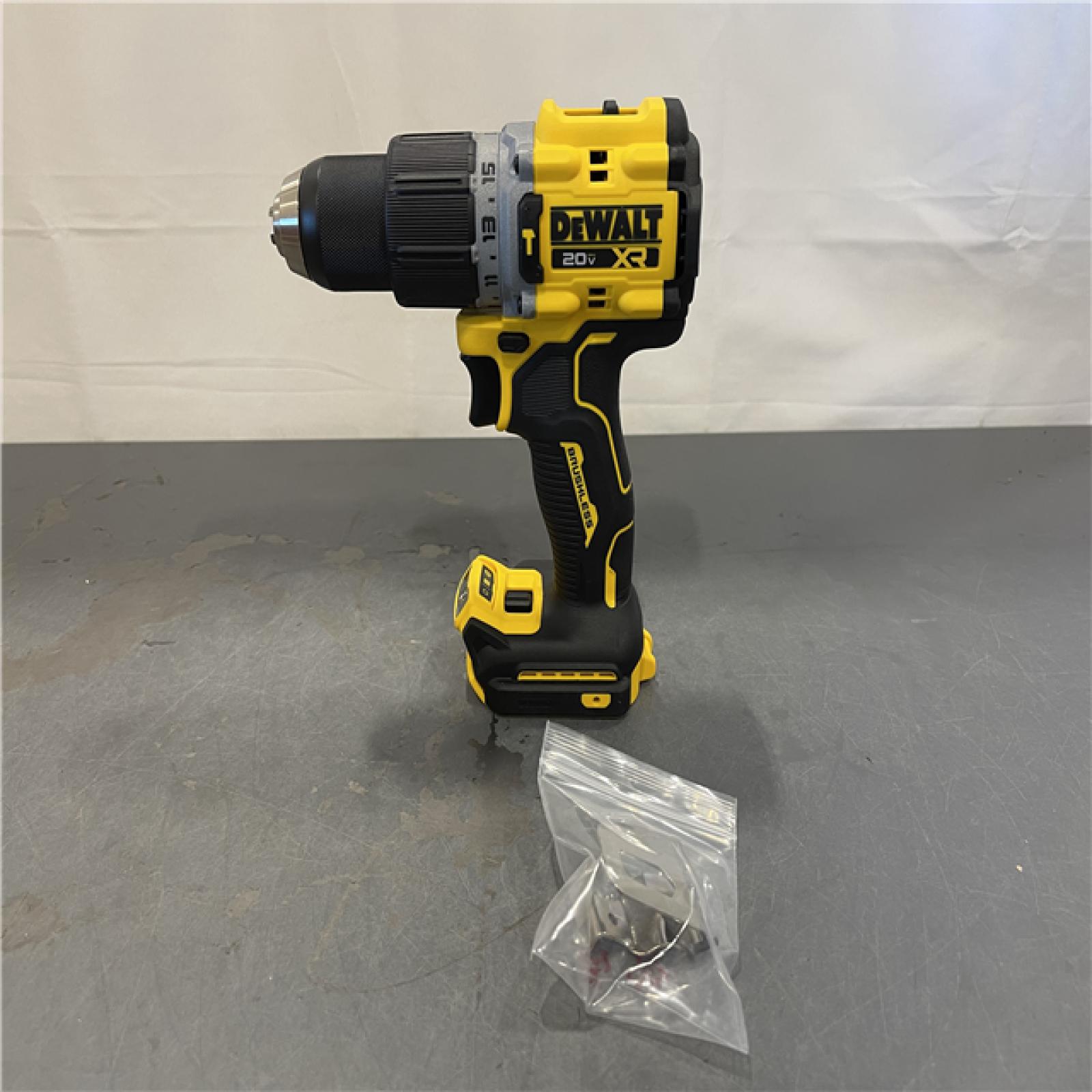 AS-IS- DEWALT 20-Volt Compact Cordless 1/2 in. Hammer Drill