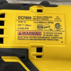 AS-IS DEWALT Atomic 20V Max Lithium-Ion Brushless Cordless Compact 1/4 in. Impact Driver Kit