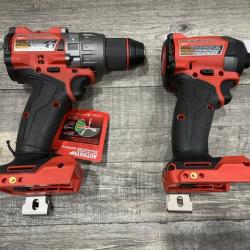 AS-IS Milwaukee FUEL 18V Lithium-Ion Brushless Cordless Hammer Drill and Impact Driver Combo Kit