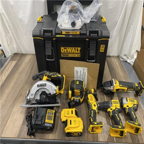 AS-IS Dewalt 20-Volt MAX ToughSystem Lithium-Ion 6-Tool Cordless Combo Kit