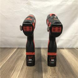 AS-IS Milwaukee 12V Lithium-Ion Cordless Drill Driver/Impact Driver Combo Kit