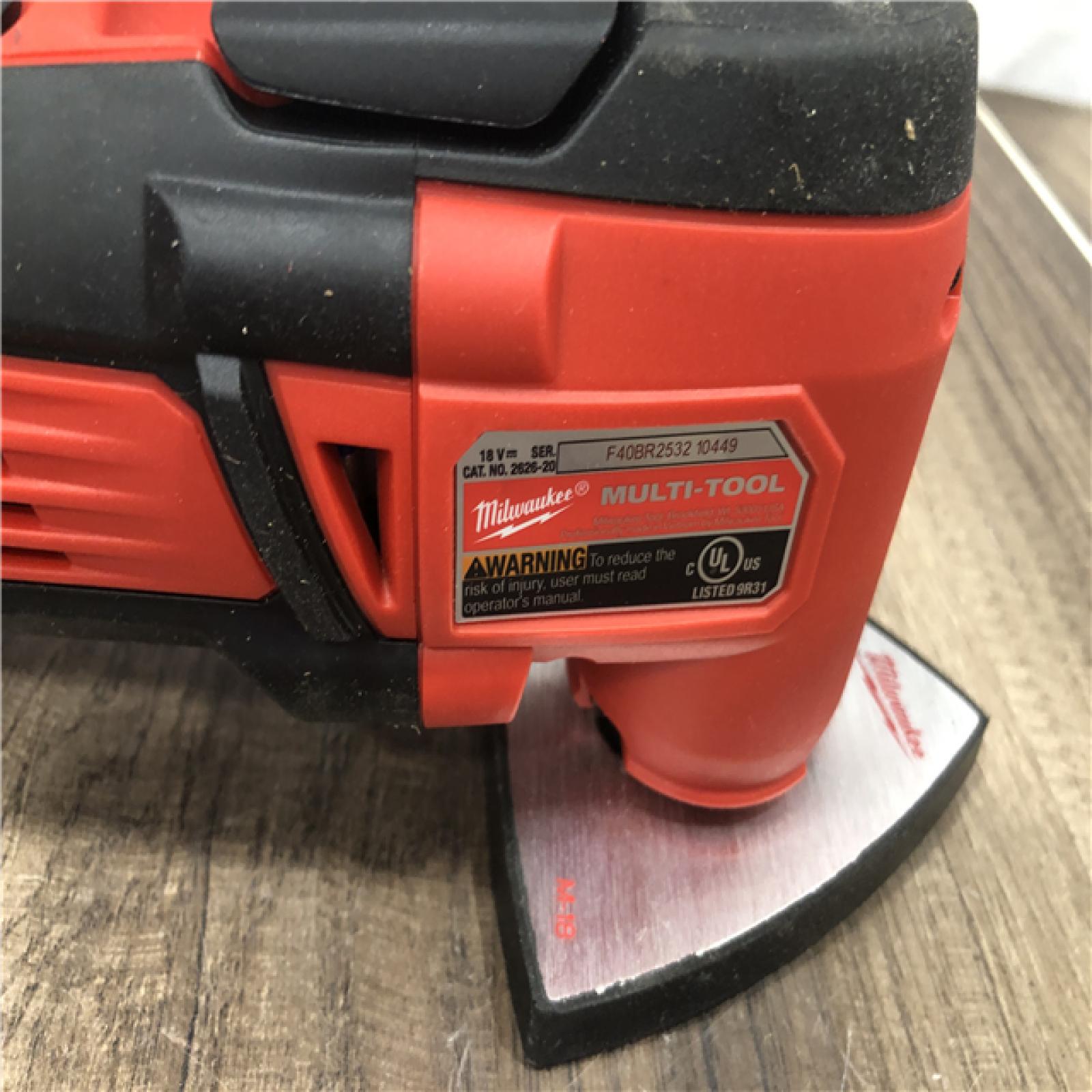 AS-IS Milwaukee 18V Lithium-Ion Cordless Oscillating Multi-Tool (Tool-Only)