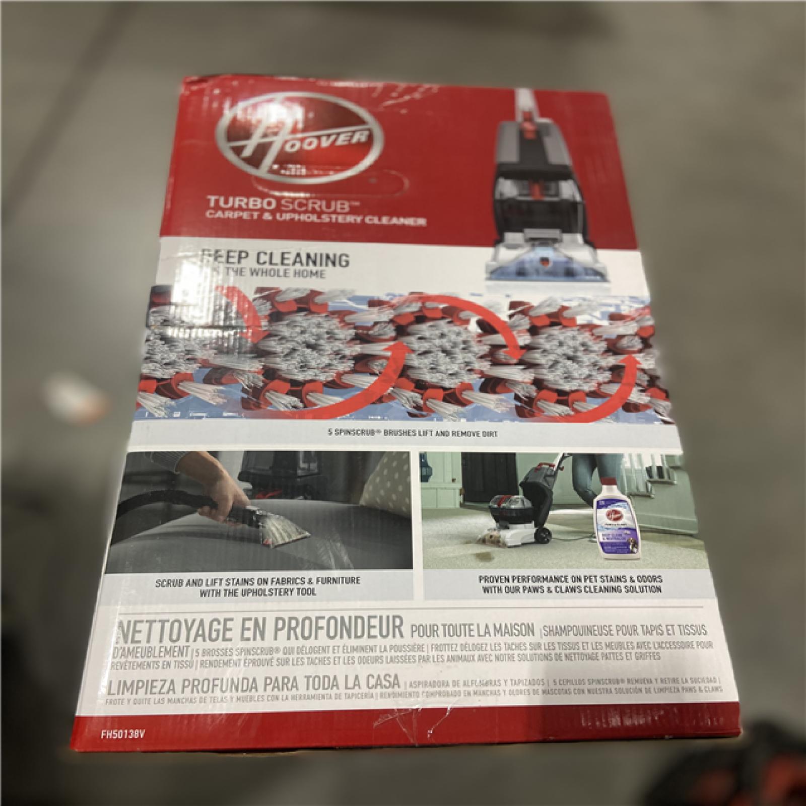 NEW! - HOOVER TurboScrub Upright Corded Carpet Cleaner Machine  Deep Clean Carpet Shampooer for Carpet