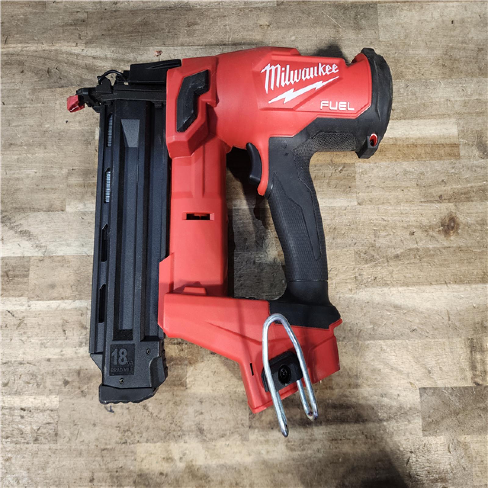 HOUSTON LOCATION - AS-IS Milwaukee FUEL 18-Volt Lithium-Ion Brushless Cordless Gen II 18-Gauge Brad Nailer (Tool-Only)