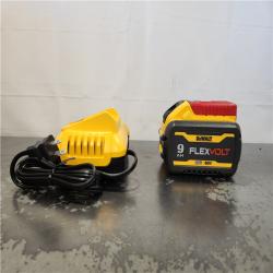 AS-IS- FLEXVOLT 20V/60V MAX Lithium-Ion 9. 0 Ah Battery Pack and Charger Starter Kit