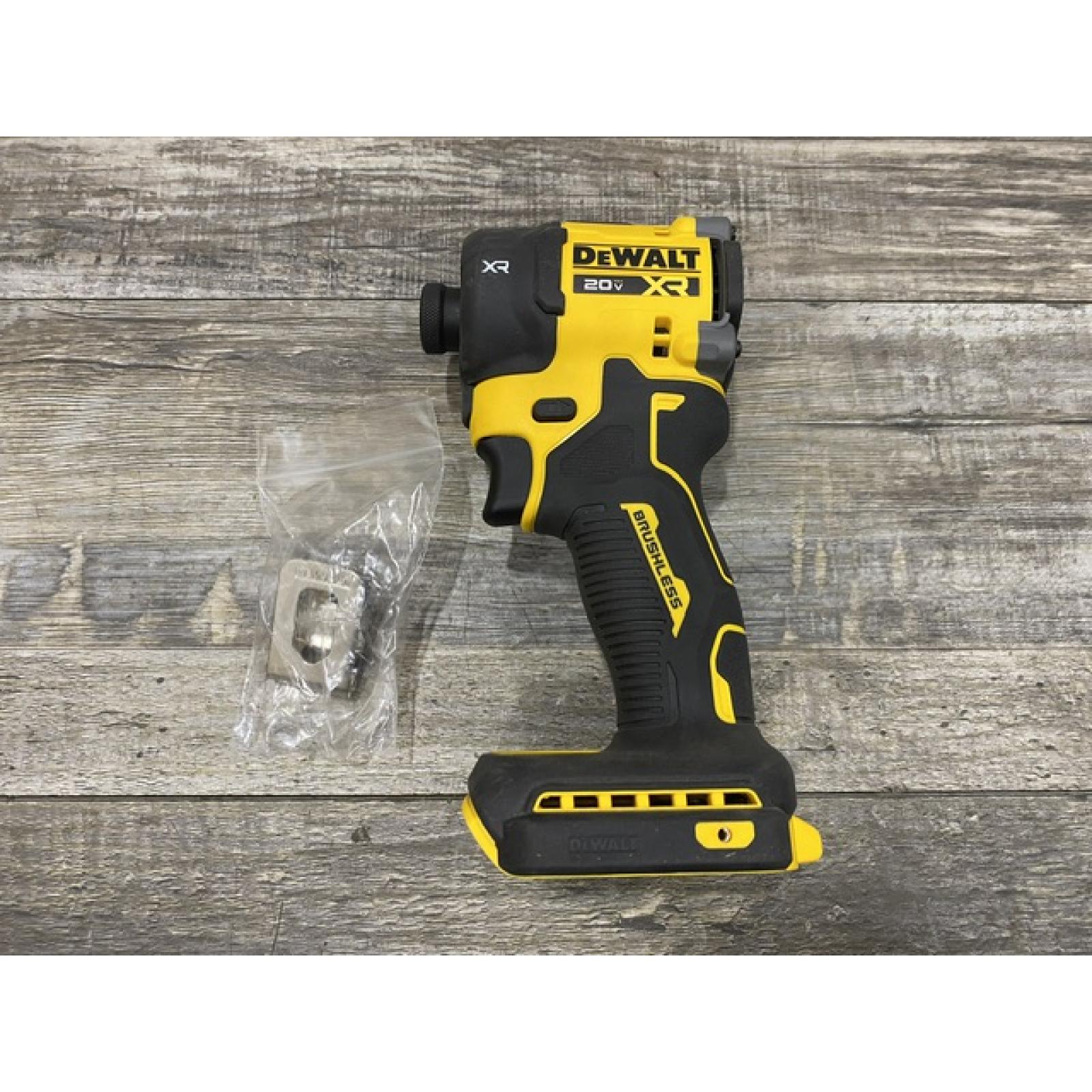 AS-IS DEWALT 20V XR Brushless Cordless 1/4 in. Quiet Hydraulic Impact Driver (Tool-Only)