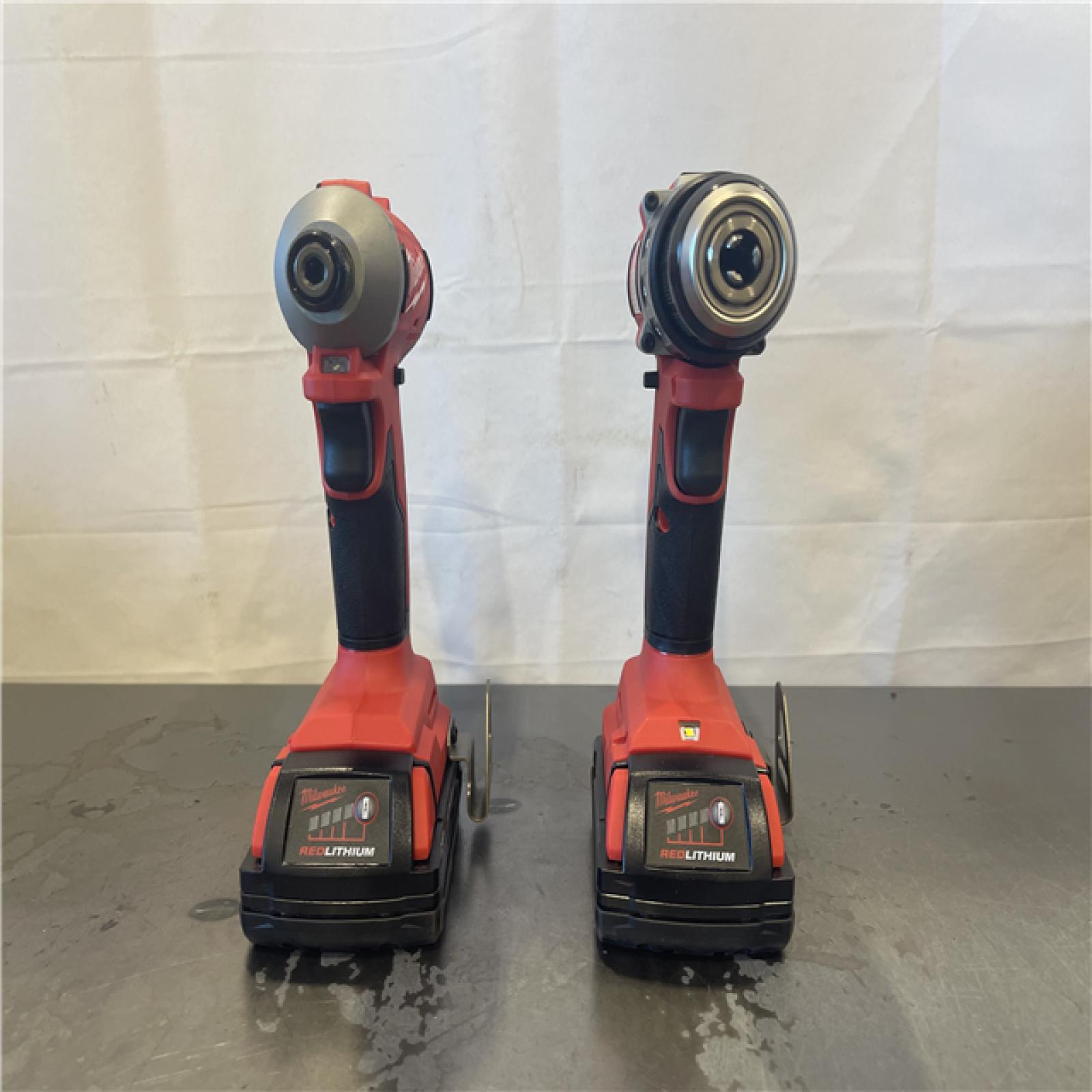 AS-IS- Milwaukee M18 Compact Brushless 2-Tool Combo Kit