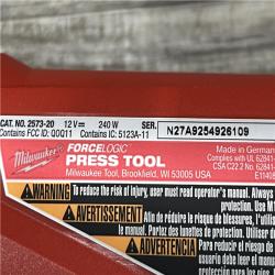 AS-IS Milwaukee 12-Volt Lithium-Ion FORCE LOGIC Copper Press Tool Kit