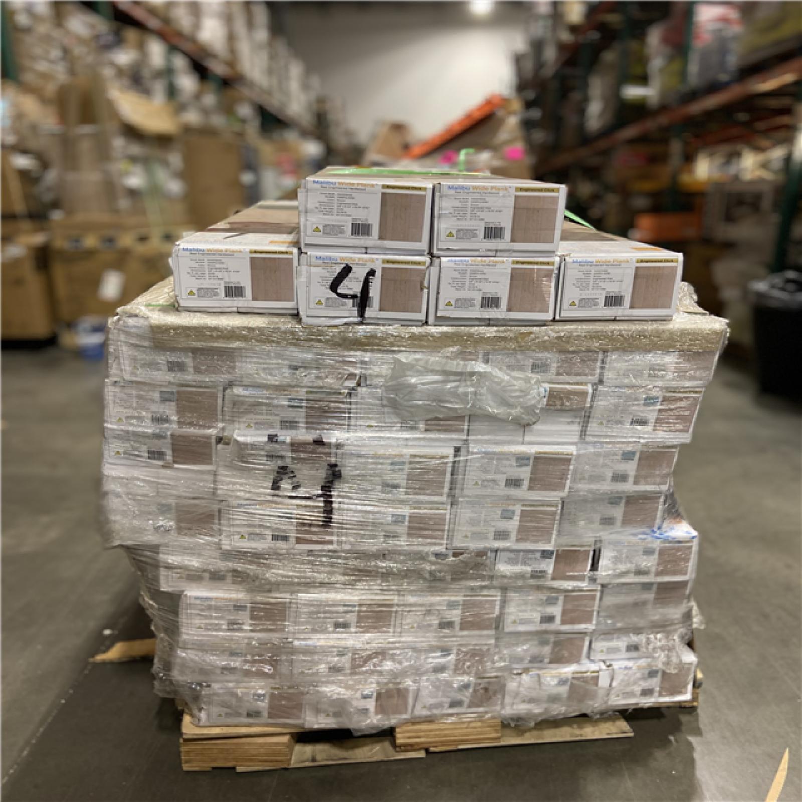 DALLAS LOCATION - Malibu Wide Plank Rincon French Oak 3/8 in. T x 6.5 in. W Water Resistant Wire Brushed Engineered Hardwood Flooring (23.6 sq. ft./case) 46 CASES