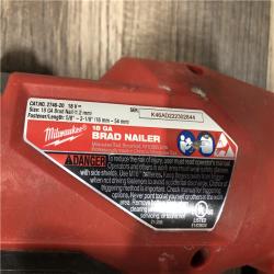 AS-IS Milwaukee FUEL 18-Volt Lithium-Ion Brushless Cordless Gen II 18-Gauge Brad Nailer (Tool-Only)