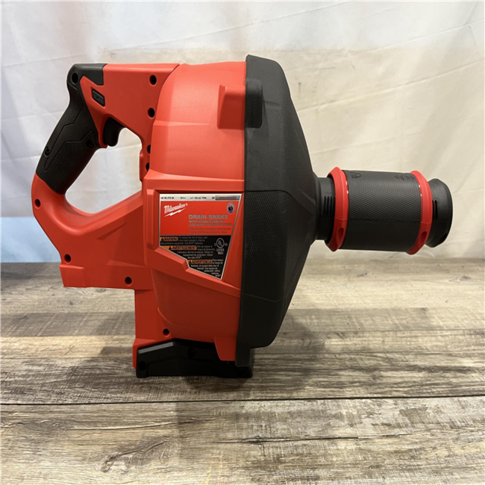 AS-IS Milwaukee FUEL 18-Volt Lithium-Iron Cordless Plumbing Drain Snake Auger Kit