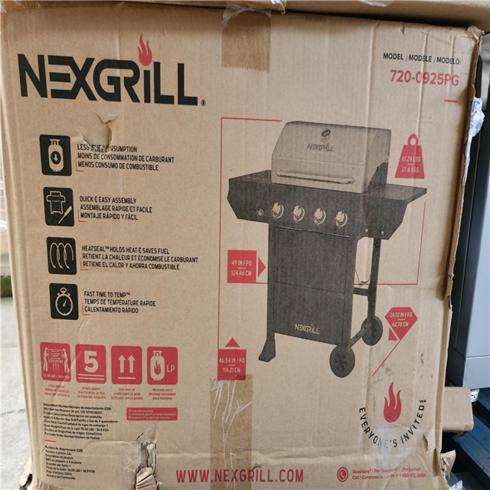 Phoenix Location AS-IS Mixed NexGrill Pallet (3 Grills)