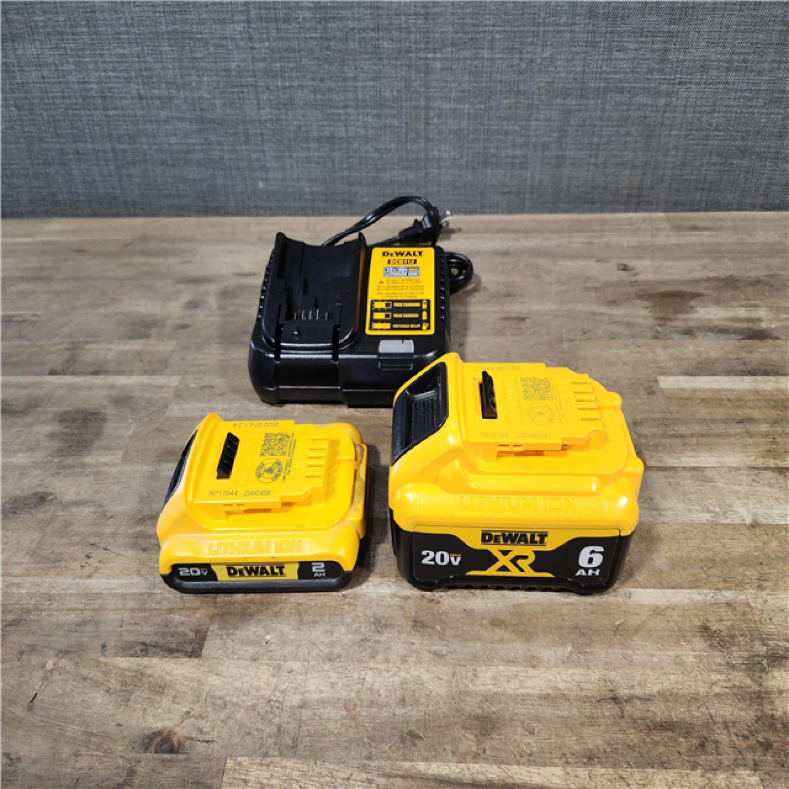 HOUSTON LOCATION - AS-IS DEWALT 2 TOOL COMBO KIT W/ (2) BATTERY & CHARGER