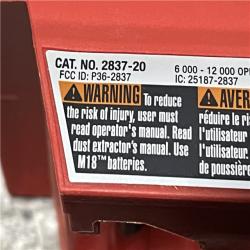 AS-IS Milwaukee 18V Lithium-Ion Brushless Cordless FUEL 5 in. Random Orbit Sander (Tool-Only)
